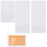 Amazon | Owl Focus ラベルホルダー 粘着棚タグ 透明棚タグ