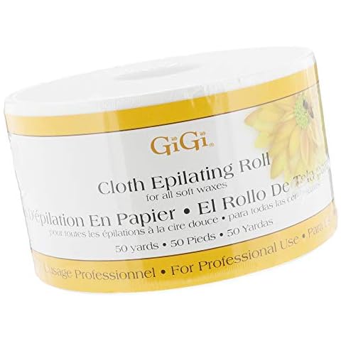 GiGi Cloth Epilating Roll for Hair Waxing | Non Woven Design For Use with Soft Waxes | Hair Removal, 50 yds Cover