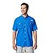 Price comparison product image Columbia Men's Bahama II Short Sleeve Shirt, 3X, Vivid Blue
