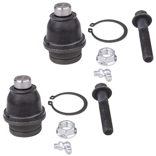 Image of Detroit Axle - Front Struts Suspension Kit for 2007-2012 Dodge Caliber, 2 Struts Coil Spring Assembly 2 Outer Tie Rods 2 Sway Bar Links 2 Lower Ball Joints 2008 2009 2010 2011 Replacement