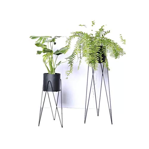 CJH Nordic Simple Wrought Iron Flower Stand Indoor Balcony Green Radish Potted Simple Home Ins Style Creative Living Room