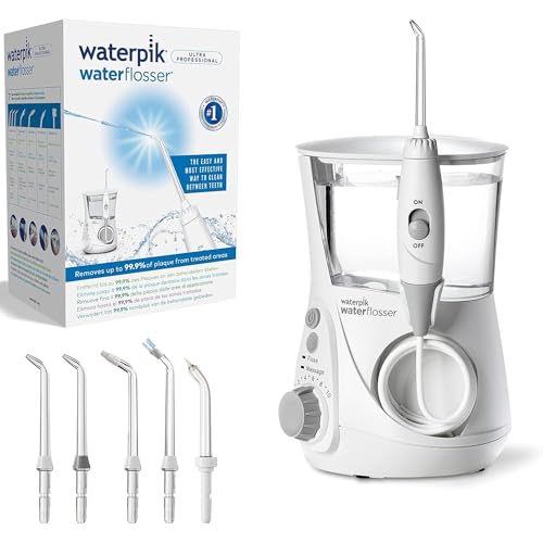 Waterpik Idropulsore Dentale Ultra Professional con 6 Testine e...