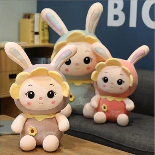 Image of ZEXSAZONE Toy Cute I Soft Sunflower Doll Colored Huggable Bear |35 cm | Plushie Soft Toys for Kids | Plush Soft Toys for Baby Boys and Girls Kids - Teddy | Best Valentine Gift (Green 1)