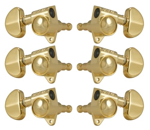 Grover 102-18G Rotomatic 18:1 3 per Side Machine Heads, Gold