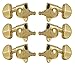 Grover 102-18G Rotomatic 18:1 3 per Side Machine Heads, Gold