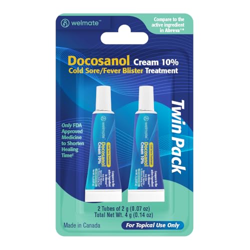 WELMATE - Docosanol Cream 10% (2 Pack) - Cold Sore