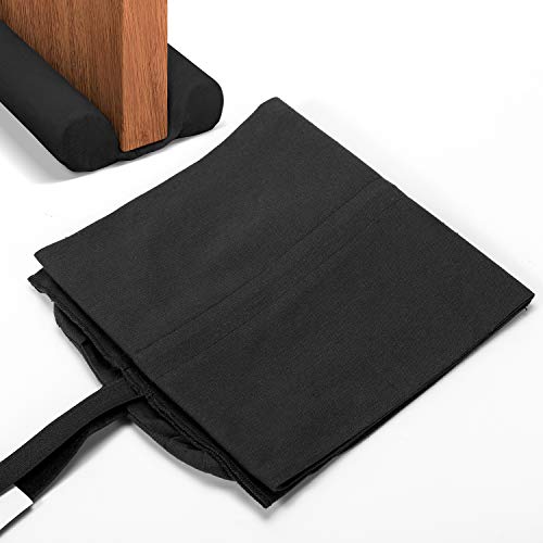 Holikme 1 Pack d'accessoires en tissu (butée à double portière) Noir Cover