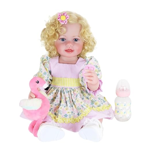 WAWA-HAOKEAI Sunny Flamingo Girl Doll