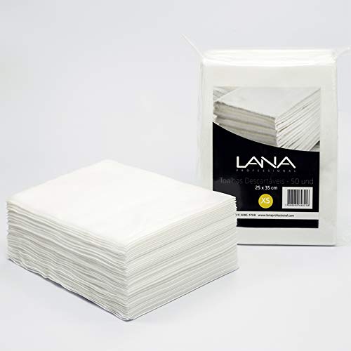 Toalha Descartável manicure 25 x 35 com 100 unidades - LANA