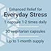 Life Extension Enhanced Stress Relief, Lemon Balm Extract, L-theanine, decompress with This Supplement for Stress, Gluten-Free, Non-GMO, Vegetarian, 30 Capsules