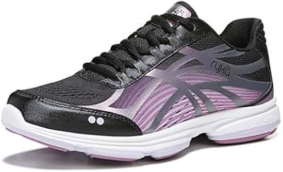 Ryka Women's Devotion Plus 3 Walking Shoes – Black, Size 8.5 (M)