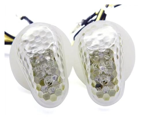 Intermitentes De Motocicleta para Yamaha para YZF R1 R6 R6S R3 FZ1 FZ6 FZ8 para FAZER XJ6 MT03 Bombilla LED para Motocicleta Indicador De Señales Giro Luces Intermitentes(Ordinary Model)