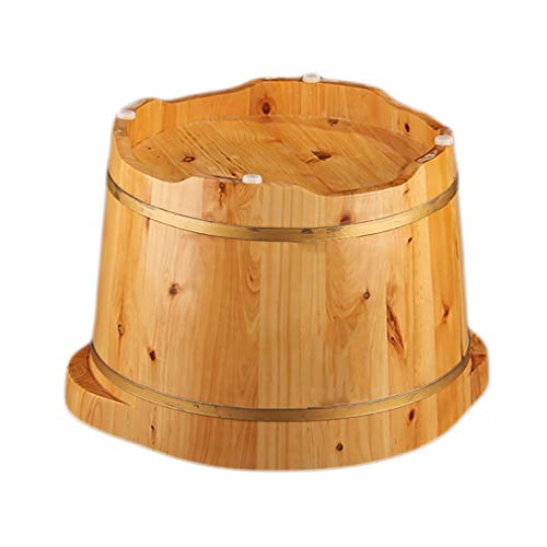 Cubeta de madera para spa de pies para masaje familiar miniatura 6
