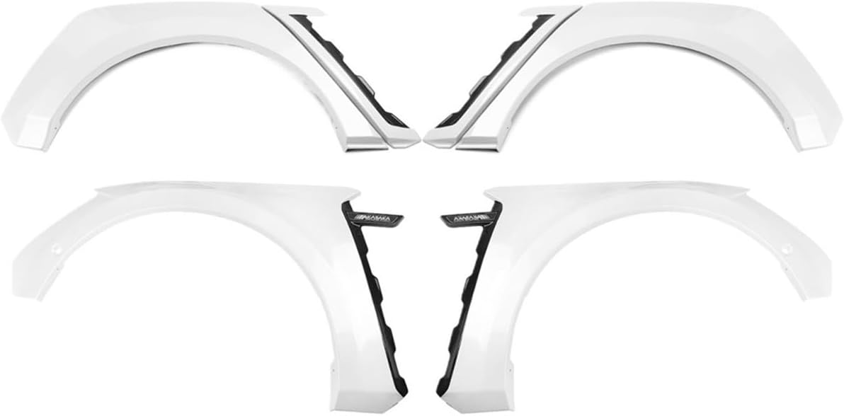Car Fender Flare Trim Round Wide Wheel Arch Brow Cover Eyebrow Compatible for BMW G20 G28 330i M340i 2019-2022 M Sport(Type 8)