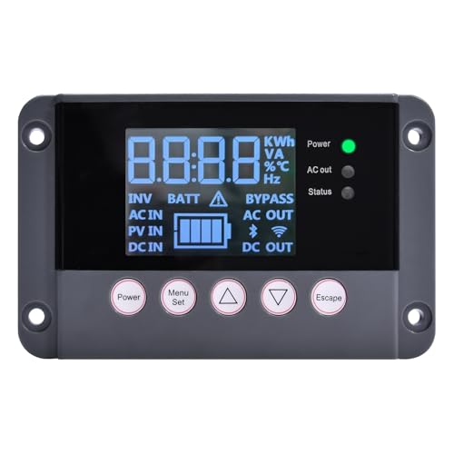 ECO-WORTHY 3000W Inverter Charger 12VD-120VAC 100A YX External Display with Extended Cable