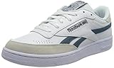 reebok high top womens Weiches Leder-Obermaterial Reebok Herren Club C Revenge Sneaker, Ftwwht Brablu Ftwwht, 42 EU