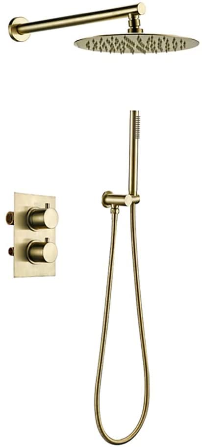 Robinet de douche thermostatique mural pour créer un espace spa relaxant à la maison