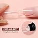 GAOY Poly Gel, 60g Nail Extension Gel, Clear Builder Enhancement for Beginner & Professional Nail Art Salon DIY at Home