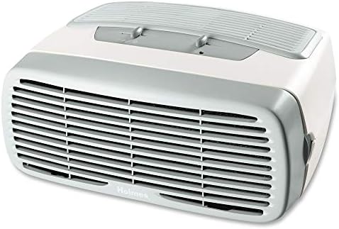 Holmes Desktop HEPA-Type Filter & Optional Ionizer, Air Purifier, Cream