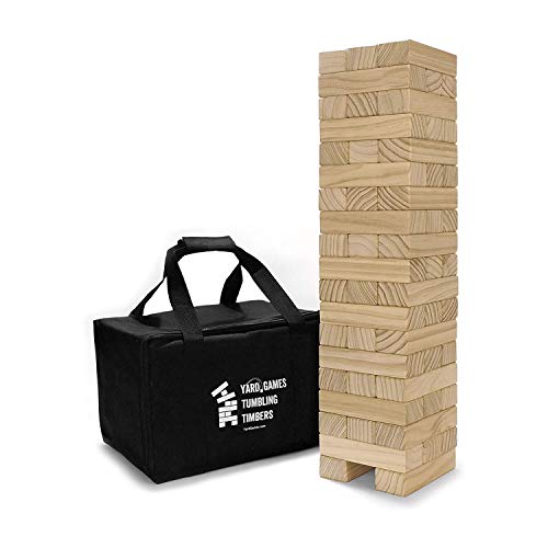 Yard Games Large Tumbling Timbers with Carrying Case |...