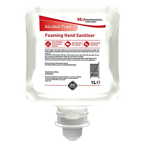 Deb Alcohol Free Foam Hand Sanitiser Cartridge 1 Litre