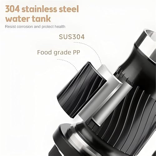 Generisch Handkurbel-Kaffeemaschinen-Set, manuelle Espresso-Kaffeemaschine, tragbare Espressomaschine mit variablem Druck, mit Aufbewahrungsbox, Wassertankkapazität: 100 ml, 9–12 bar, for Camping