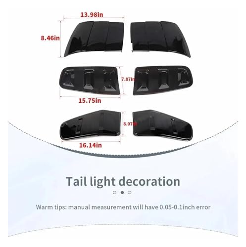 Protector de luz trasera para Ford Mustang accesorios de personalización en ruta 3