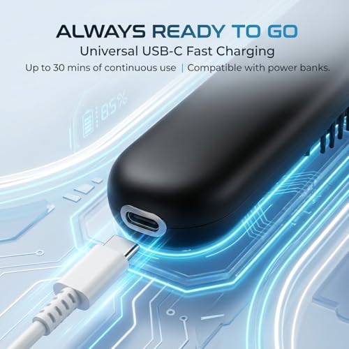 Cepillo alisador de cabello recargable portátil USB miniatura 4