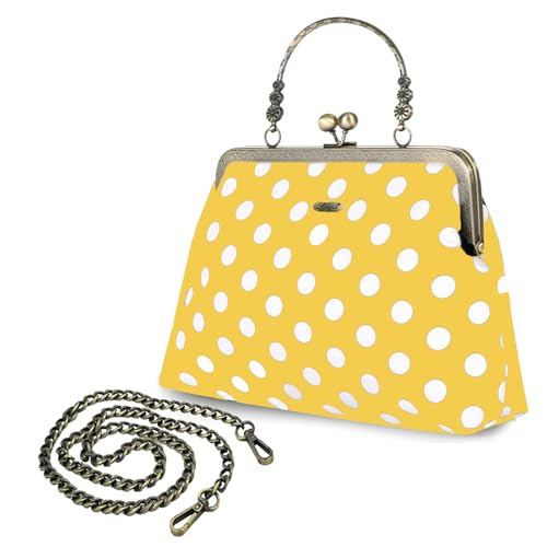 Image of Evening Bag Vintage Purse Kiss Lock Purses and Handbags for Women Formal