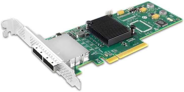 PCIe x8 SAS/SATA Expansion Card, 8-Port 6Gb/s, Dual Mini-SAS SFF-8088 Interface