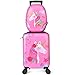 Kids Luggage Unicorn Suitcase for Girls - Toddler Luggage Childrens Luggage for Girls With Wheels