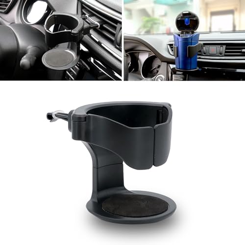 Portavasos universal para aire acondicionado de carro negro miniatura 1