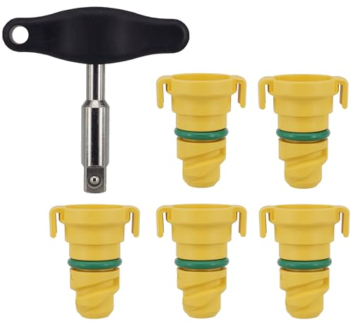 Kit de extracción con 5 tapones de drenaje de aceite herméticos para Lincoln MKZ