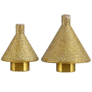 Blmirror 2 Stück Diamant-Fasenfräser M10