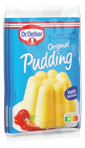 Dr. Oetker Pudding-Pulver Vanille, 3 Päckchen, je 500 ml, 111 g