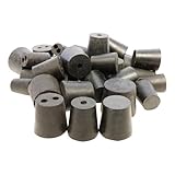 GSC International RS-S-1H-2H-1LB Stoppers Rubber, Assorted Solid, 1, and 2 Hole, 1 lb., Pack of 38