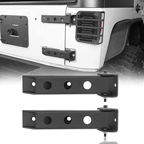 Hooke Road Tailgate Hinge Set for Jeep Wrangler JK 07-18 Cover