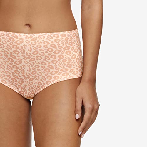 Chantelle Women's Soft Stretch One Size Seamless Brief, Neutral Leopard #TOP3