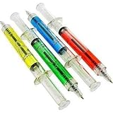Syringe Pen - Pack of 4 Liquid Filled Syringe Pens