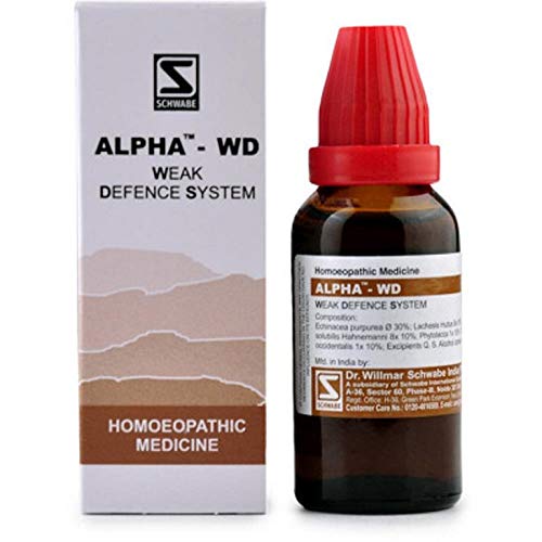 Schwabe Willmar India Alpha WD (Weak Defence System) (30ml) - Pack Of 1 Bottle