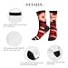 DRTGEDS Red Sky At Night Starry Fashion Leisure Sports Socks Are Unisex To Keep Feet Dry Suitable Various Outdoor Sports