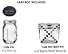 JARMING COLLECTIONS Mini Spice Jar Lids - Plastic Pour & Shaker Lids For Miniature Storage Jars – Mini Mason Jar Spice Lids Fit 4 oz Miniature Storage Jars - 48mm (1.8 inch) - Made in the USA