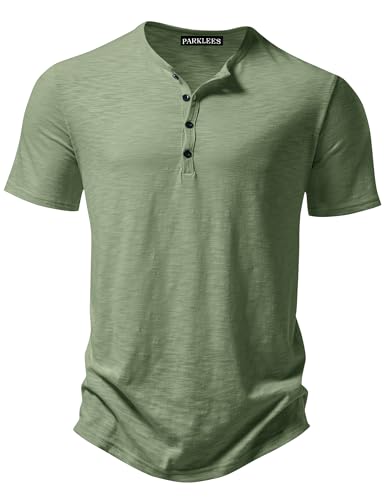 Chemise Henley homme manches courtes ajustée pour vos sorties d'été