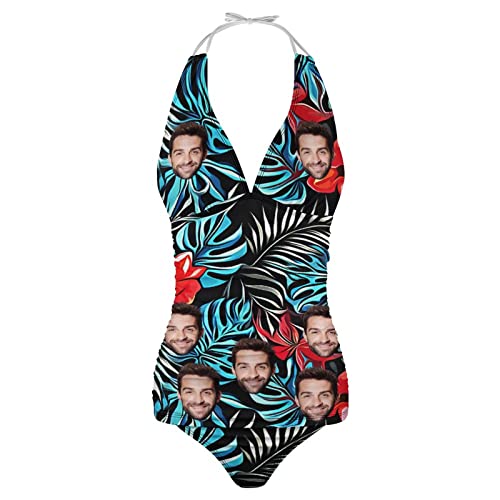Custom Face Swimsuit for Women Personalized Bathing Suits with Face Customized Swimsuits for Women One Piece-7 Style4
