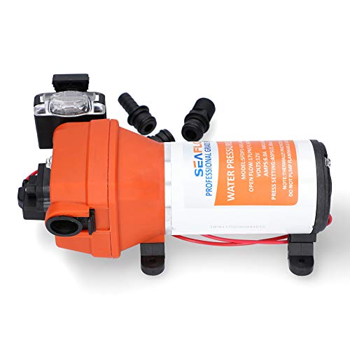 LIGHTEU Seaflo SFDP1-045-040-41 12 Volt, 17 LPM, 2,8 Bar 4-Kammer Membranpumpe