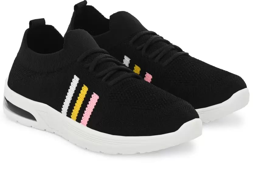 Doctor Walk Sneakers for Women | Shoes for Women | Comfortable & Lightweight | Casual Sneakers Shoes (A1-Black) (Size-05) (B0CMDB57K1) Amazon Price History, Amazon Price Tracker