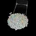 Natural Crushed White Opal Gemstone Coarse Powder All Size Premium Inlay Material Woodwork Inlay Welo Fire Opal Ring Irregular Healing Crystal Stone for Aquarium Vase Plant Decoration Craft DIY (1 Gram (5 Carat), 1 to 3 MM)