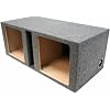 KICKER 45L7R152 Car Audio L7R Square 15 1800W Dual 2 Ohm Subwoofer, 43CXA18001 Class D 1800W Car Audio Sub Amplifier and 215SQV Dual 15 Vented Square Sub Box Enclosure