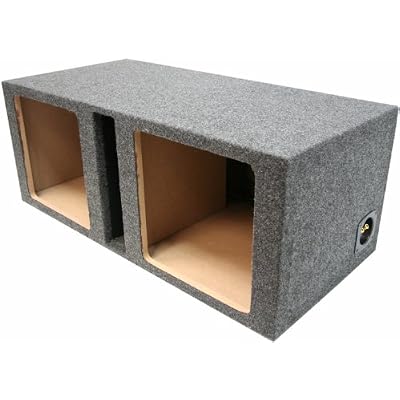 KICKER 45L7R152 Car Audio L7R Square 15 1800W Dual 2 Ohm Subwoofer, 43CXA18001 Class D 1800W Car Audio Sub Amplifier and 215SQV Dual 15 Vented Square Sub Box Enclosure