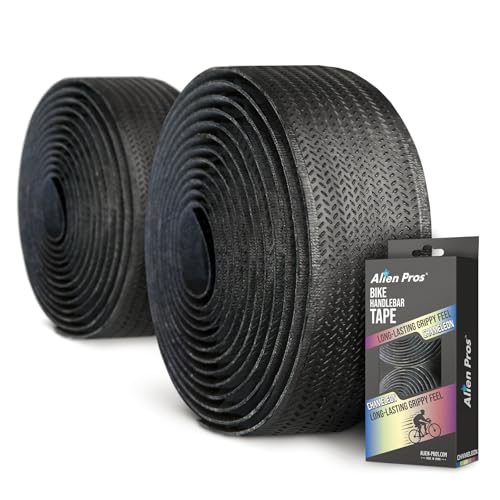 ALIEN PROS Chameleon Tail Bike Handlebar Tape Set (Black)